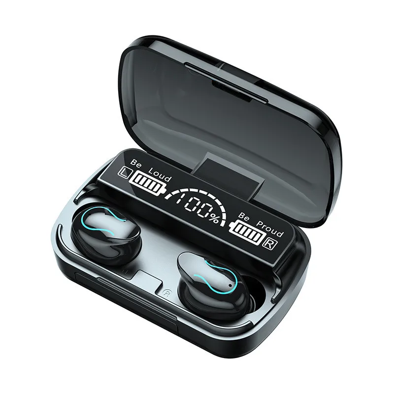 

TWS-стереонаушники QQ32 с поддержкой Bluetooth и микрофоном, 2000 мАч
