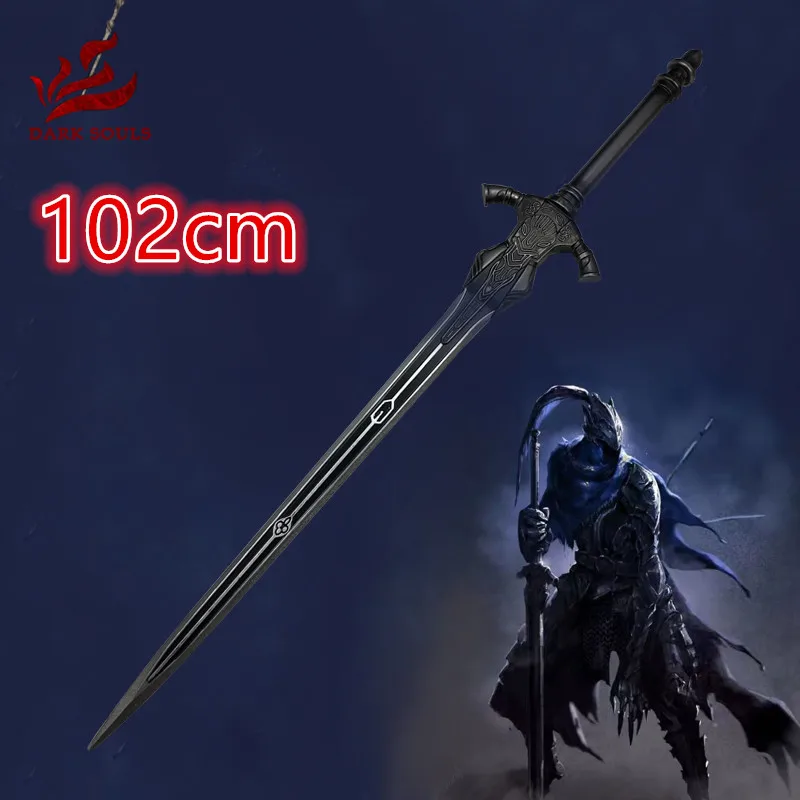 Cosplay Dark Souls Sword 102cm Artorias Sword Weapon Sword Role Playing The Abysswalker Halloween Model Safety PU Gift Toy 2