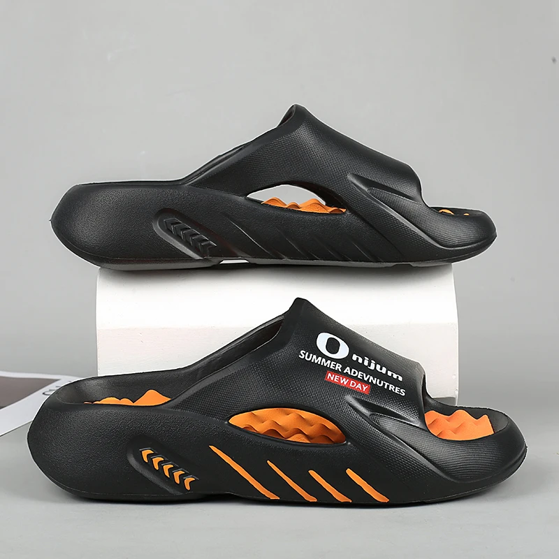 Soft Slippers Men Massage Indoor Outdoor Comfortable Sole
