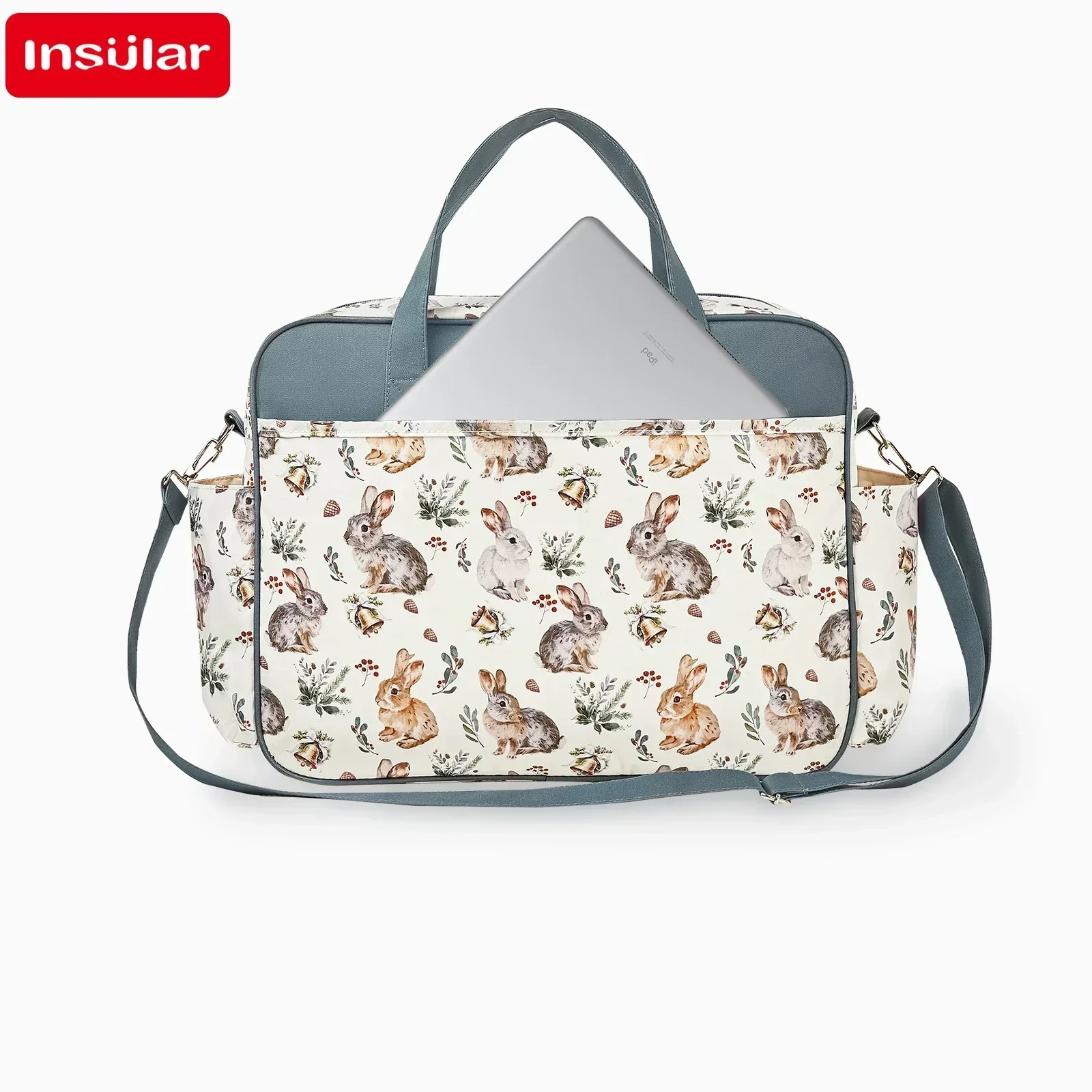Mommy Diaper Bag For Babies LargeCapacity Organizer Waterproof Wide Opening Travel Messenger Crossbody Bag Mummy Baby Nappy Bag 5