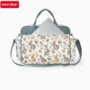 Mommy Diaper Bag For Babies LargeCapacity Organizer Waterproof Wide Opening Travel Messenger Crossbody Bag Mummy Baby Nappy Bag 5