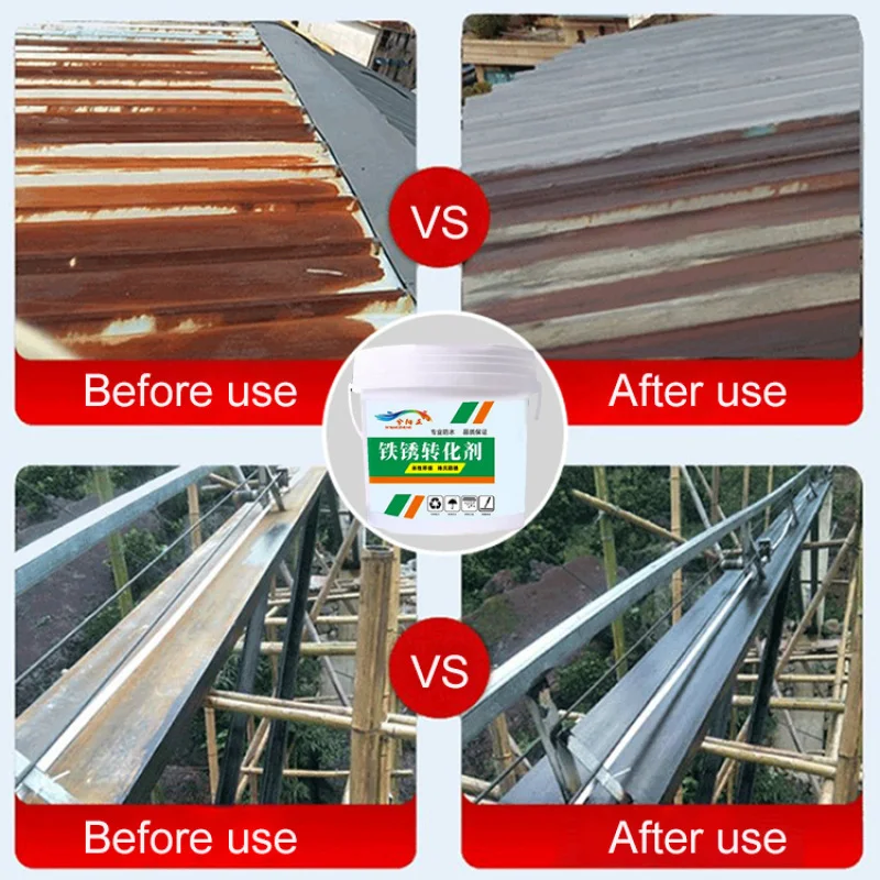 Multipurpose Rust Converter Rust Conversion Primer Weather-Proof Long Lasting Deruster for Metal Anti