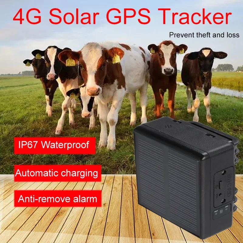 RF-V26 2G Solar GPS tracker anti-lost for Pet sheep cow Cattle animal And Car global positioning Tracker / RF-V24 tracker 2G/4G