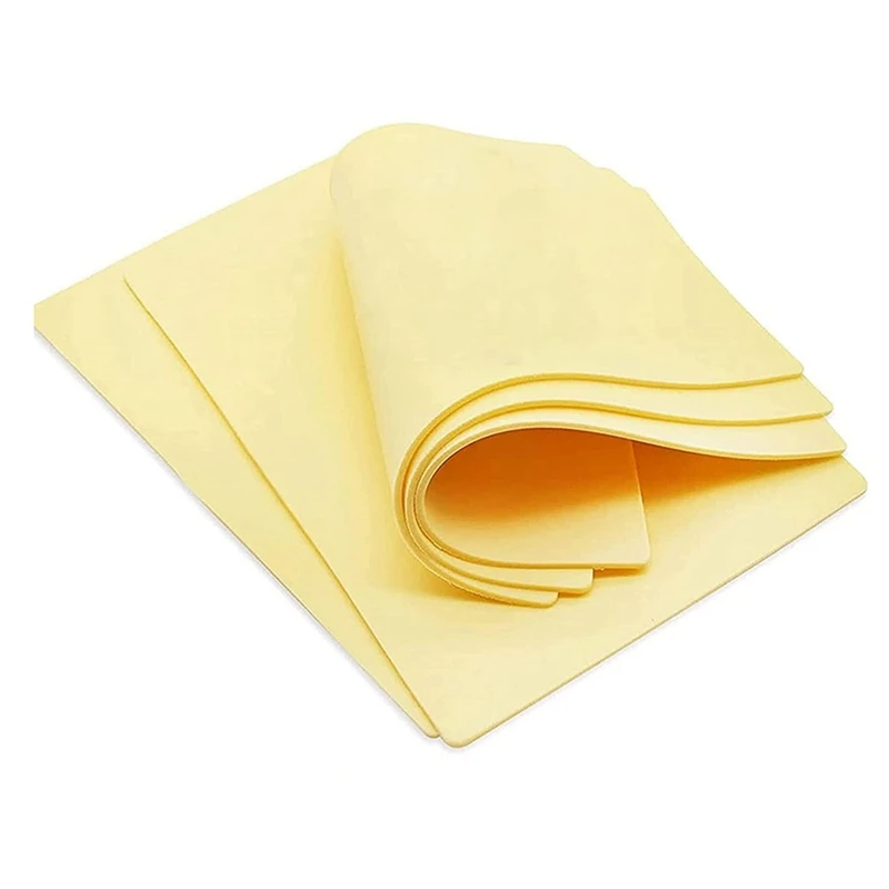 

5PCS 3MM Silicone Thick Practice Skins 12X8inch Silicone Skin Thick Practice Skin Double Sides Practice For Beginners
