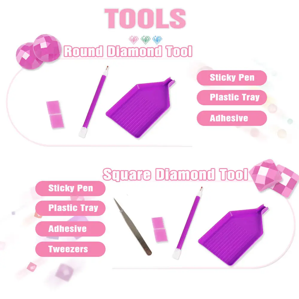 SWECOMZE Diamond Painting - Kit per pittura con strass 5D, 40 x 30 cm - Giochi e Prodotti per l