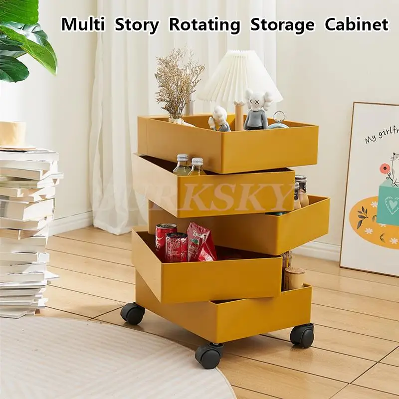 Multi-Layer Storage Cabinet Furniture, Kitchen Cabinets, Nightstands, Bedside Table, Snack Cabinet, Standing