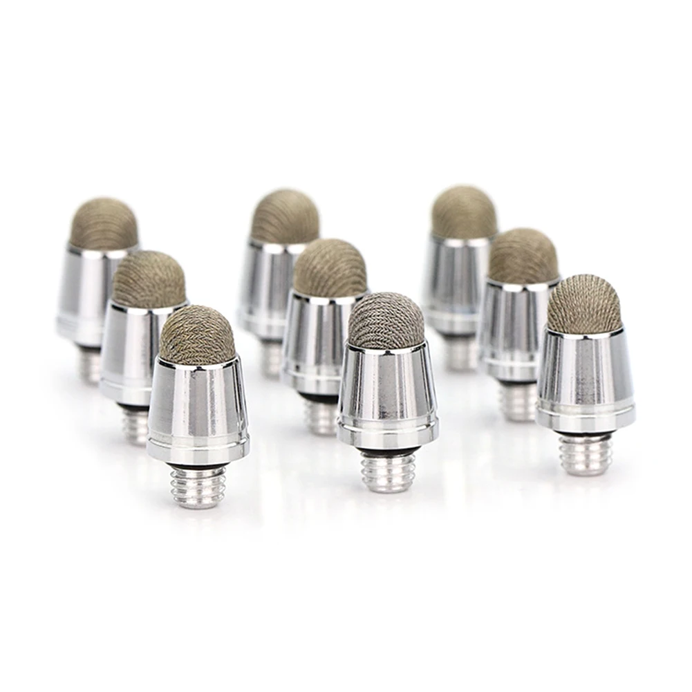 10pcs Replacement Mesh Fiber Tips with M5x0.8 Thread for Capacitive Stylus Pens