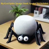 3D Printed Big-Eyed Spider Speaker Stand for Echo Dot 4th/5th Generation, Cool Desktop Decoration, Birthday Gift