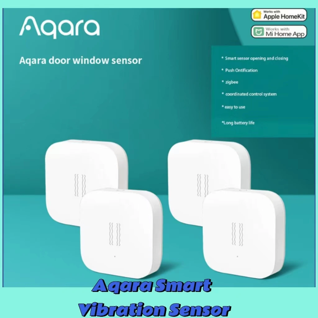 

Aqara Smart Vibration Sensor Zigbee Motion Shock Sensor Detection Alarm Monitor Built-in Gyro For Home Safety Mi Home App