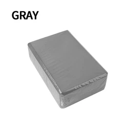 Enhanced Yoga and Pilates Blocks - Supportive Exercise Bricks for Home Fitness and Workouts (GRAY)
