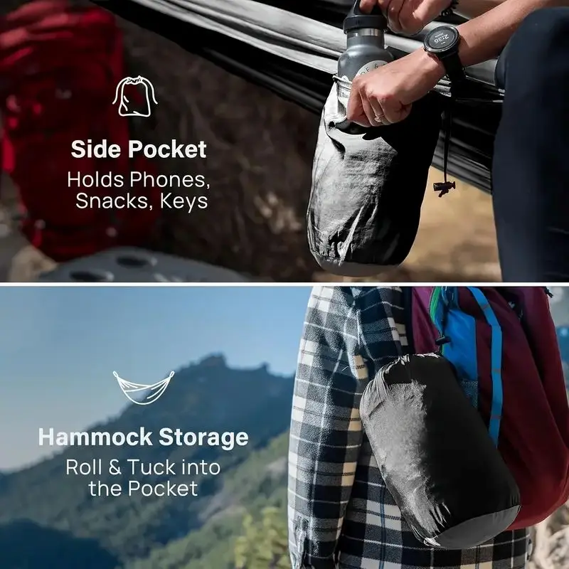 Lightweight and Portable Camping Hammock with Storage Bag 6