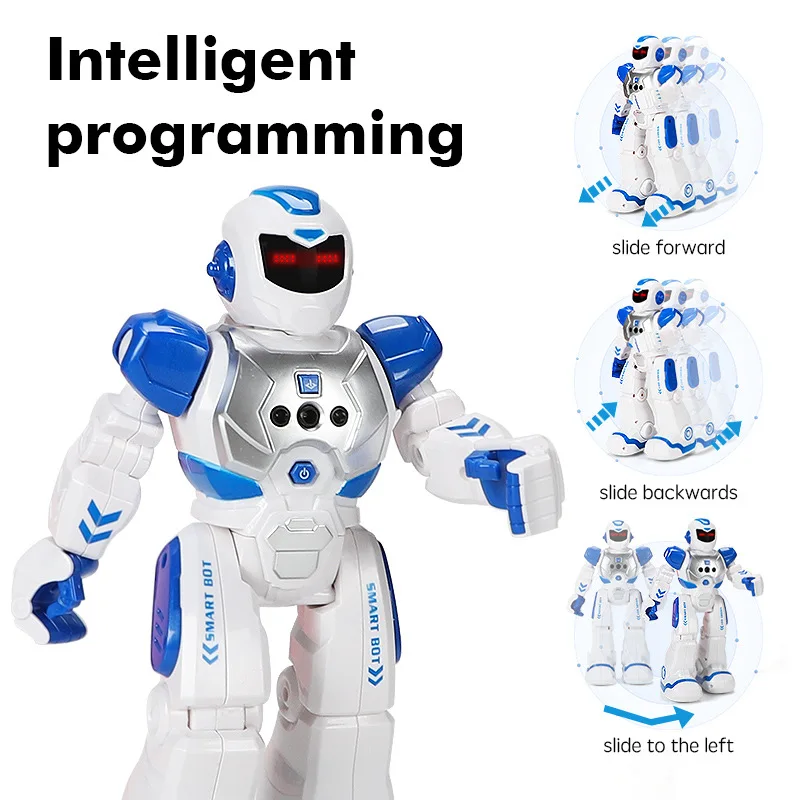 

RC Robot intelligent Singing Smart Action IR Induction Dancing Robocop Kids Remote Control Electric Toys Gift Gesture Sensing