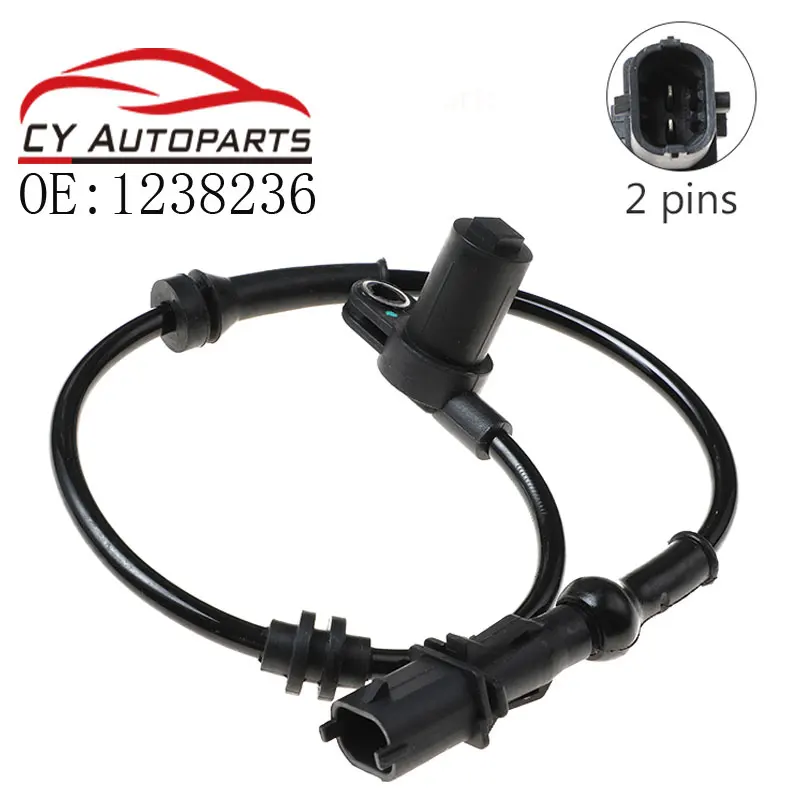 YAOPEI NEW ABS Wheel Speed Sensor 1238236 For Vauxhall Combo C/Corsa C/Meriva A or Tigra B 9115064
