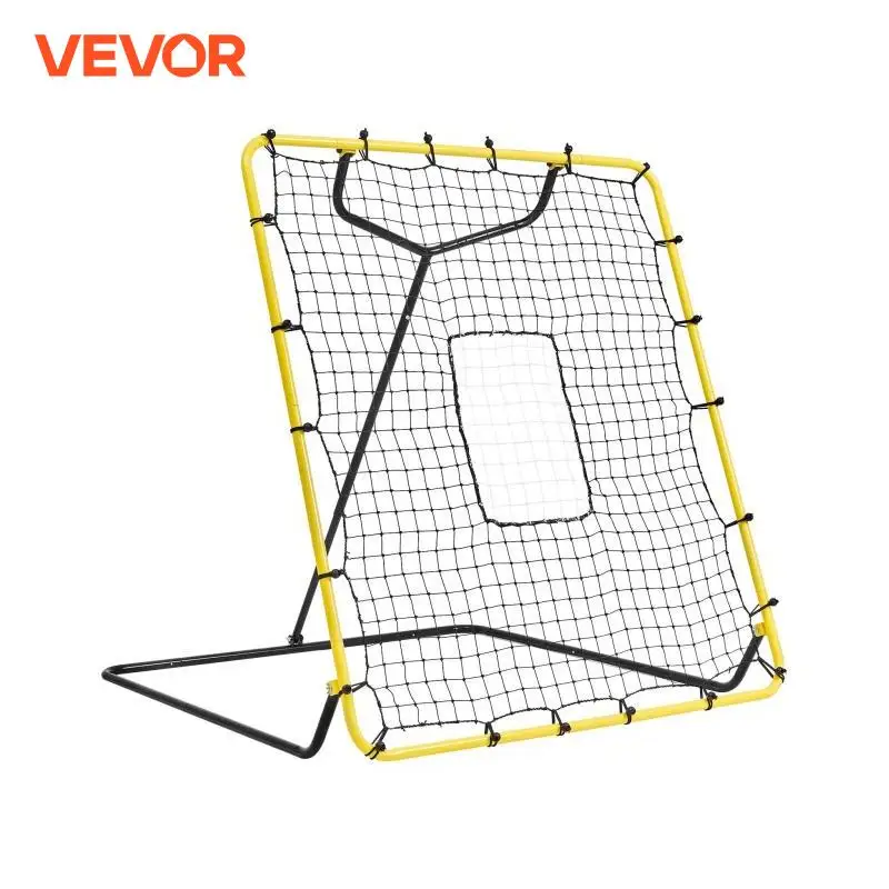 VEVOR Baseball And Softball Rebounder Net 4 x 4.5 Feet PitchBack Baseball Nest for Pitching and Fielding Training 4Angles 7.59kg VEVOR Baseball And Softball Rebounder Net 4 x 4.5 Feet PitchBack Baseball Nest for Pitching and Fielding Training 4Angles 7.59kg