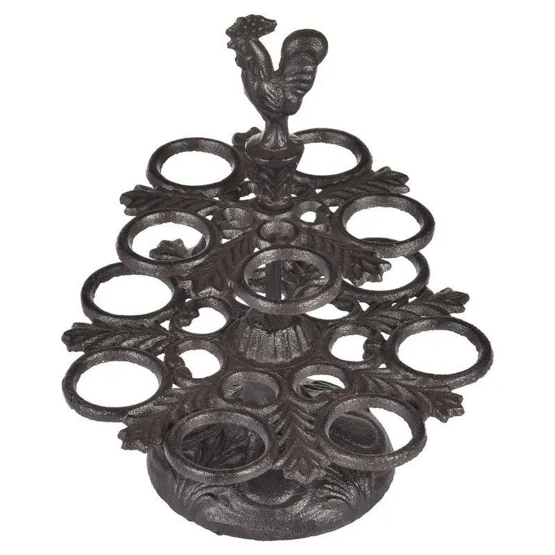 Metal Egg Container 2 Tier Eggs Holder Fruits Basket Vintage Kitchen