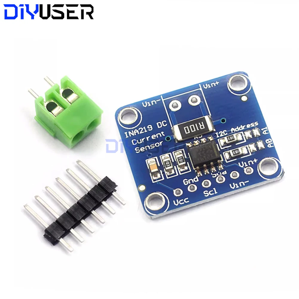 รูปสินค้า โมดูลเซ็นเซอร์กระแสไฟฟ้า I2C สำหรับ Raspberry Pi