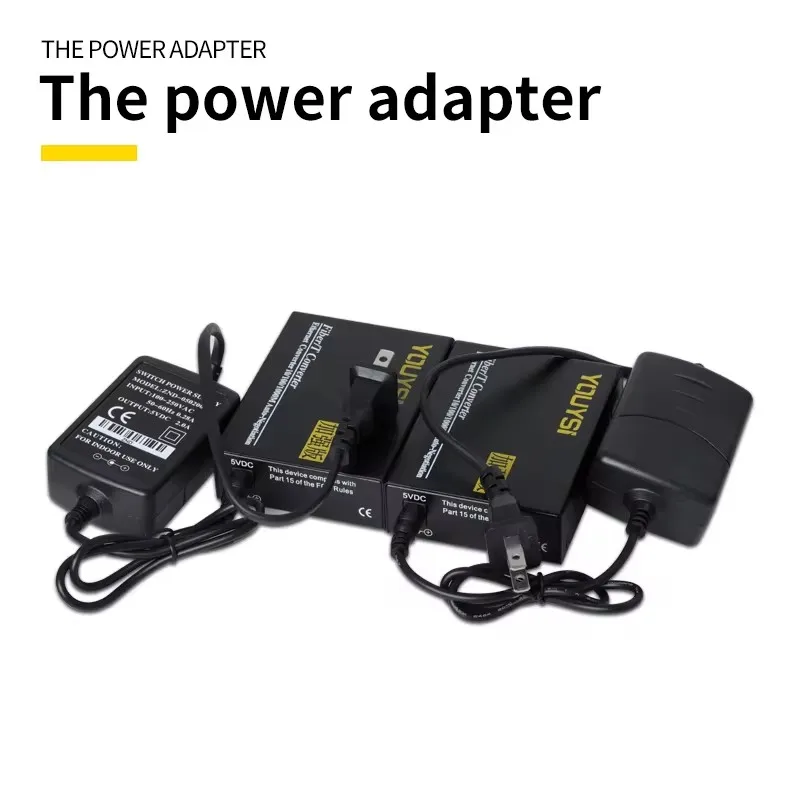 YOUYSI FC port Fiber optic transmitter single-mode 3KM single fiber media converter 1 Pair