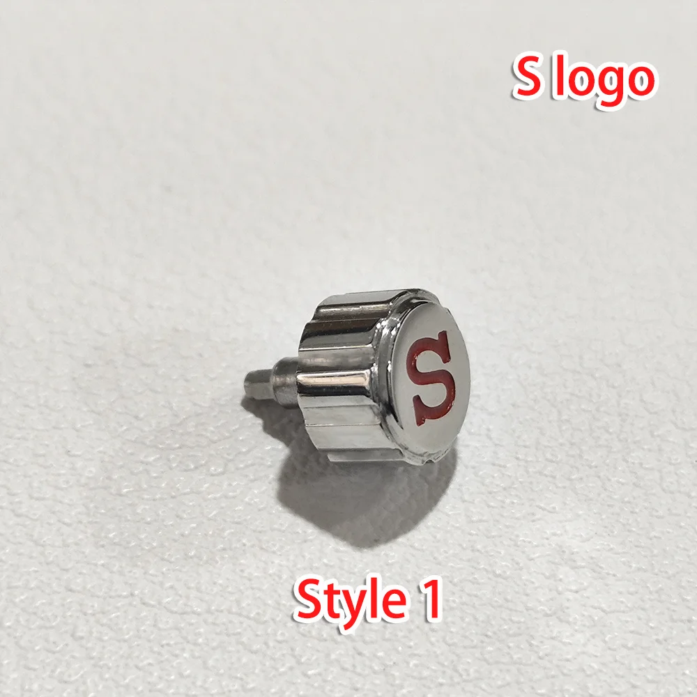 7mm S Logo Krone für NH34 NH35 NH36 4R35 4R36 Uhrwerke passend für SKX-007/009 modifizierte Uhr Schraubkronen Ersatzteile – Detail 2