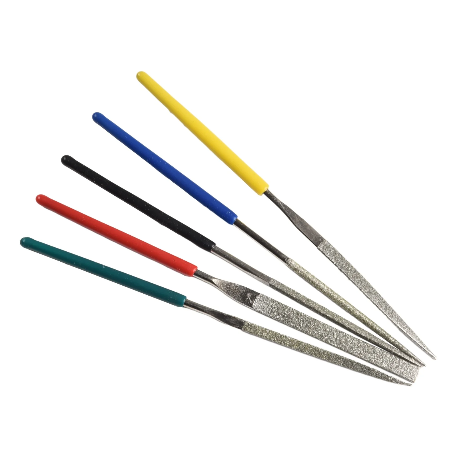 

Small Needle Files Hand Tool Metal Multi Purpose Non-slip Quick Change Replacement Round Semicircle 2*100mm Square