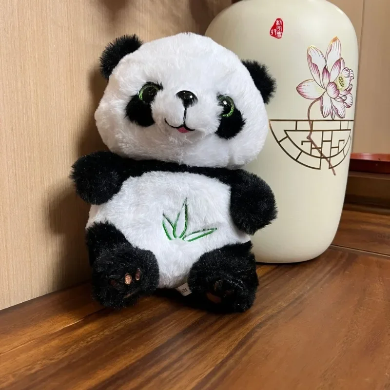 Baby Breathing panda Baby Soothing Plush Doll Toy Kids Soothing Music Sleeping Companion Sound and Light Doll Toy Gift plush toys