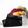 8 Pcs Produce Black Laundry Bag Travel Garment Mesh Net Polyester Sock Bags for 5