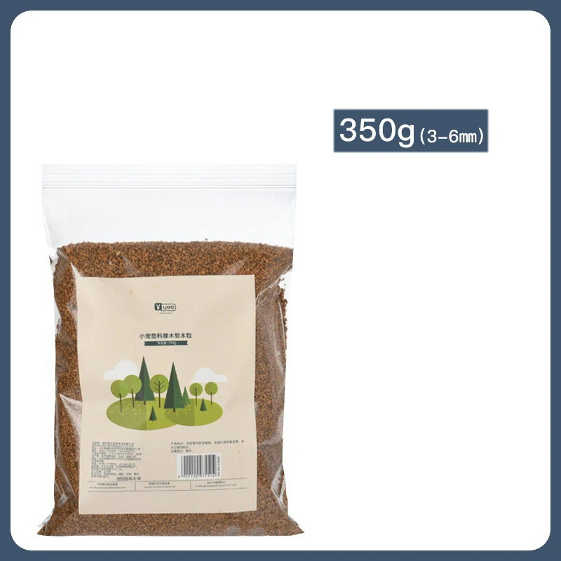 Hamster Bedding Moisture-Proof Breathable Buckwheat Shell Dust-Free Oak Small Particles Mining Cork Particles Landscaping Suppli
