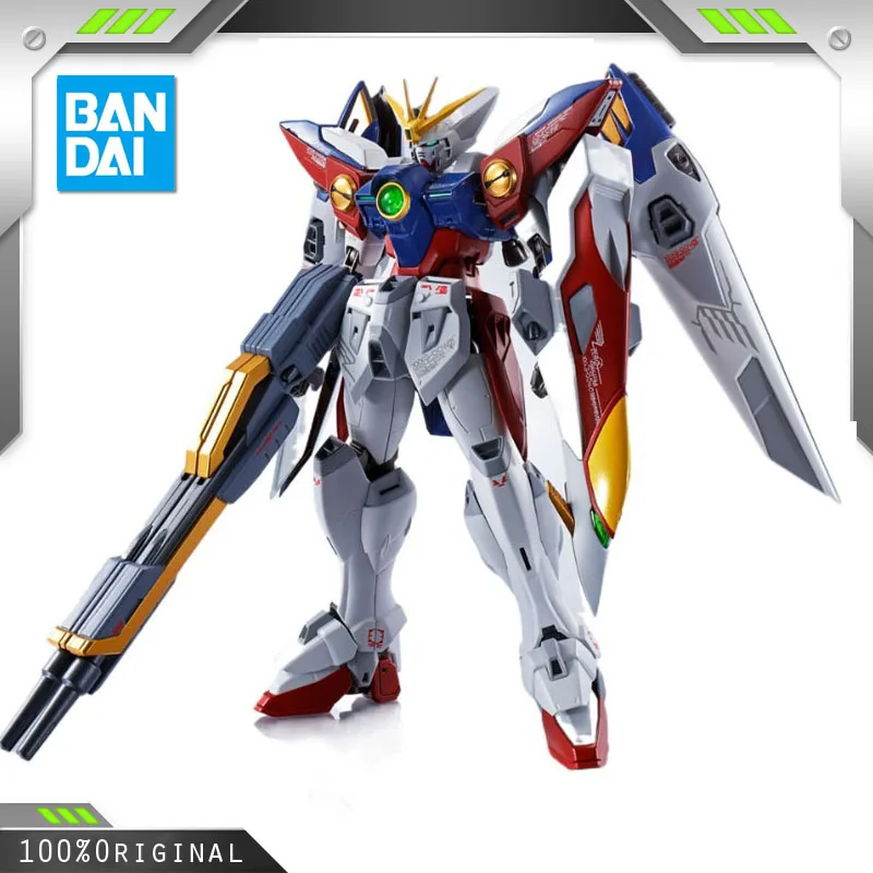 

BANDAI Anime METAL ROBOT MR 1/144 XXXG-00W0 Wing Gundam Zero Assembly Model Action Toy Figures Christmas Gifts