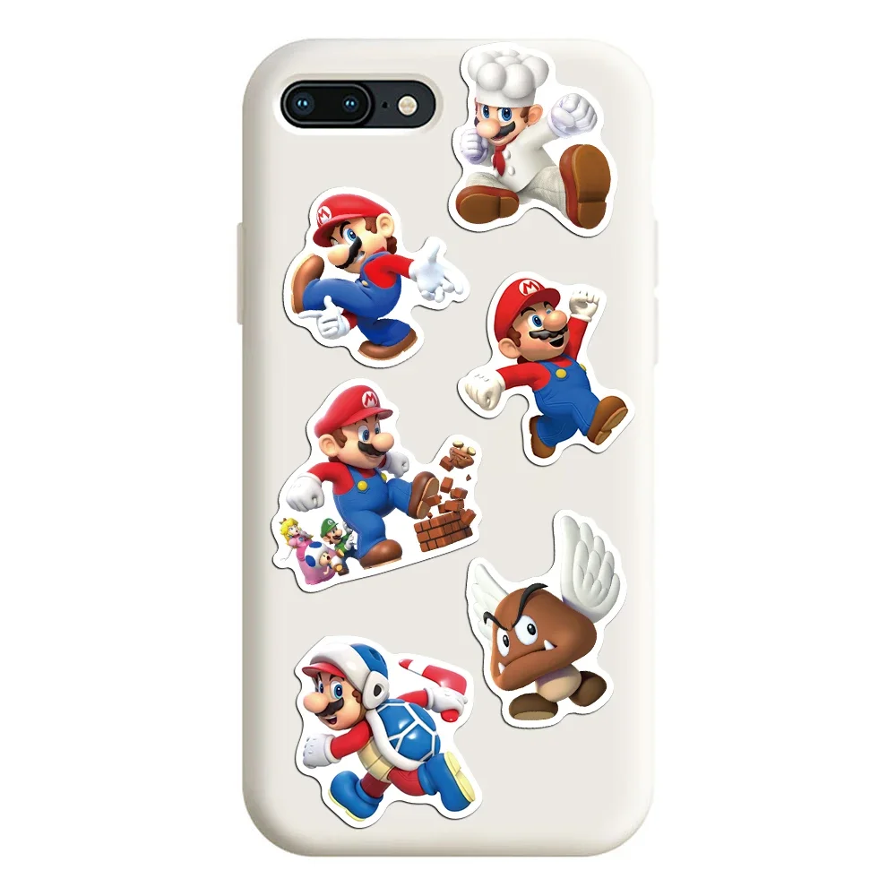 Cartoon Super Mario Game Stickers for DIY Laptop Notebook Skateboard Fridge Phone Kawaii Waterproof Decal Sticker Kids Toys 5