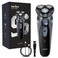 Sejoy 2 in 1 Electric Rotary Shavers 5W Razor Rechargeable Hair Trimmer Type-C 3D Floating Blade Washable Shaving Beard Machine 1