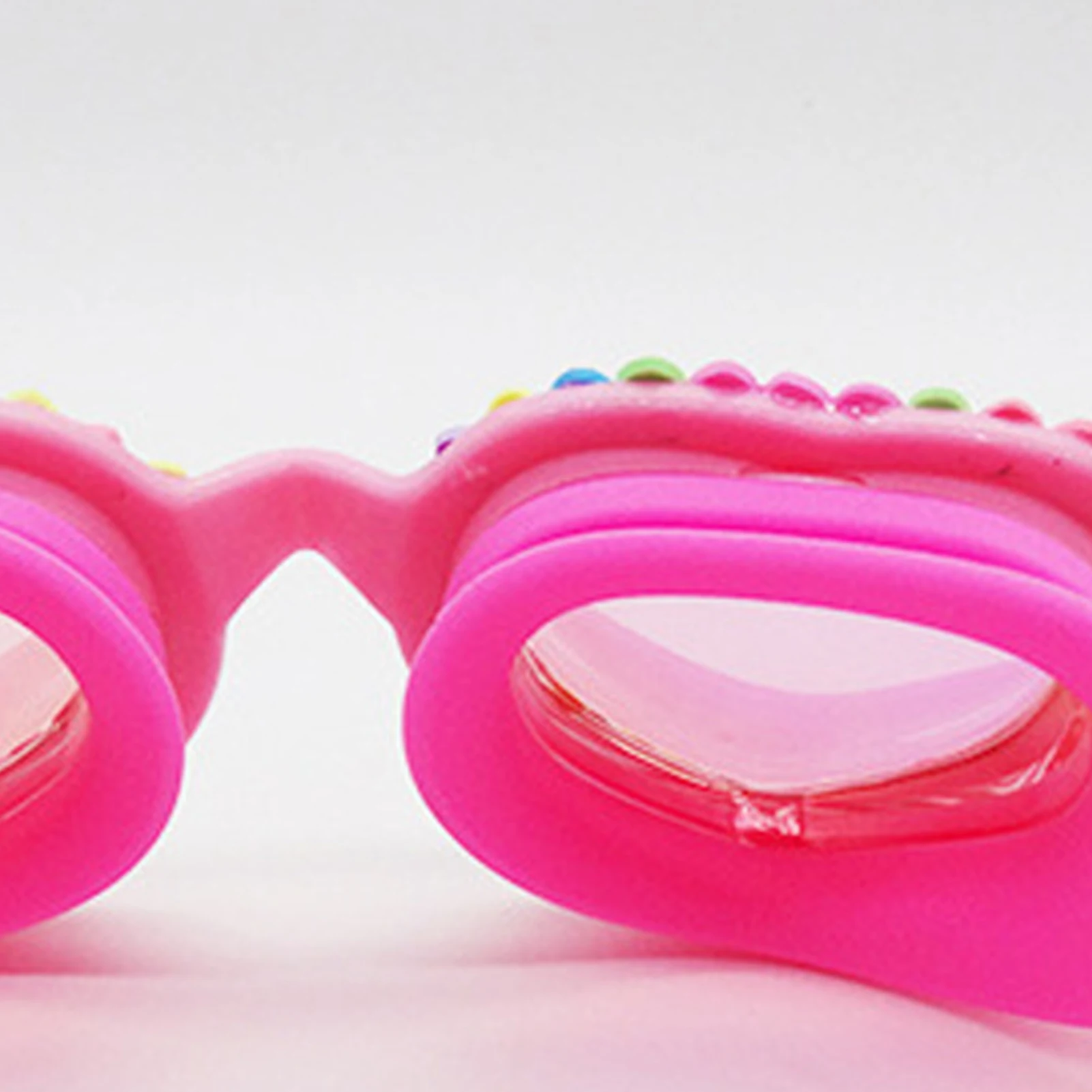 Summer Swimming Goggles Waterproof Heart-shaped Silicone UV Anti-fog Pool Goggle For Toddlers Kids Children Eyewear 4