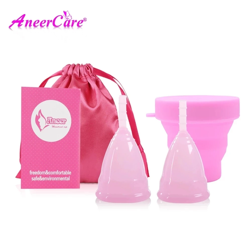 Feminine Medical Silicone Menstrual Cup Sterilizer And Grade Silicone