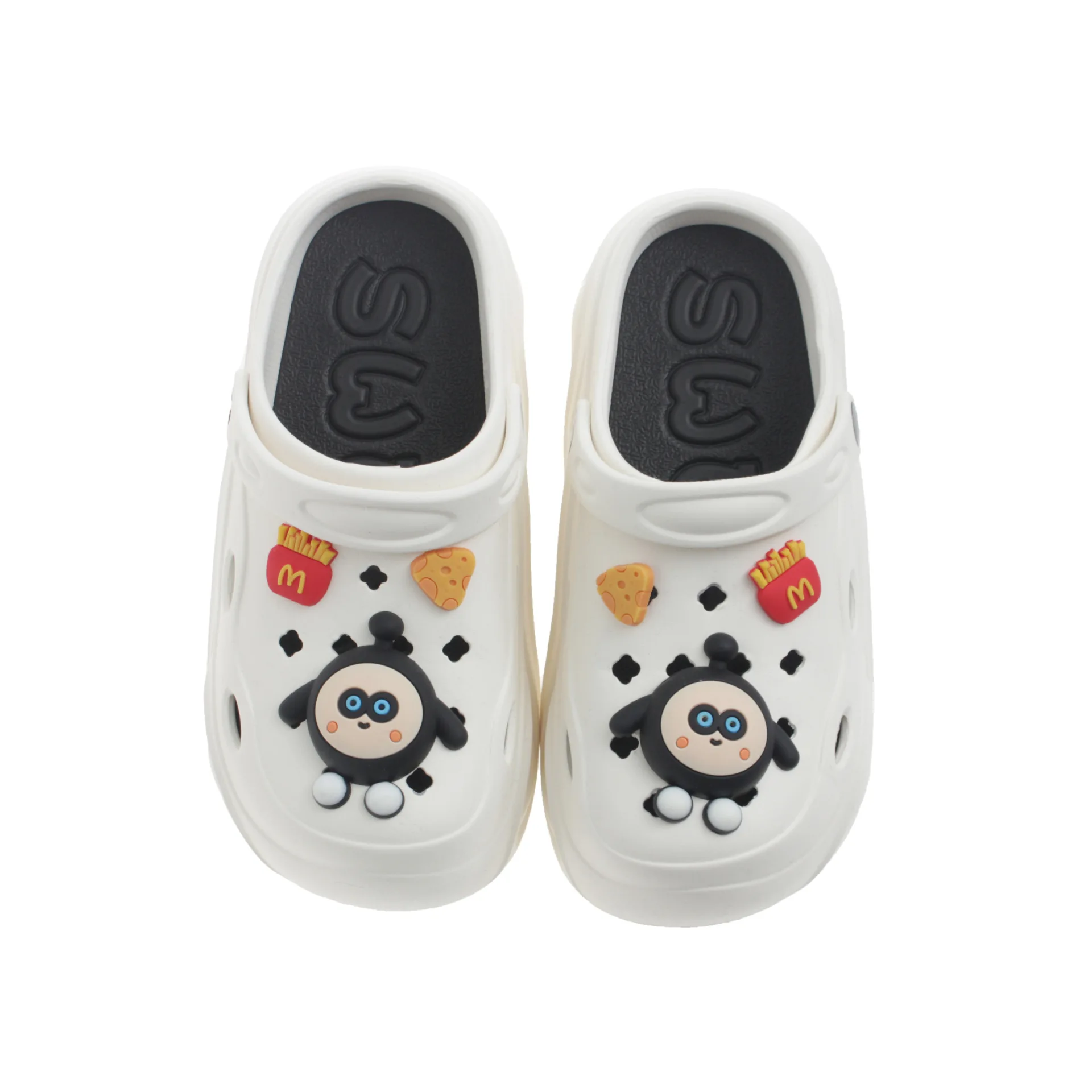 Hole Shoes Women EVA Thick Soles Sandals Increase Non-slip Summer Wear 2024 New Beach Sandals Indoor Outdoor Slippers Light