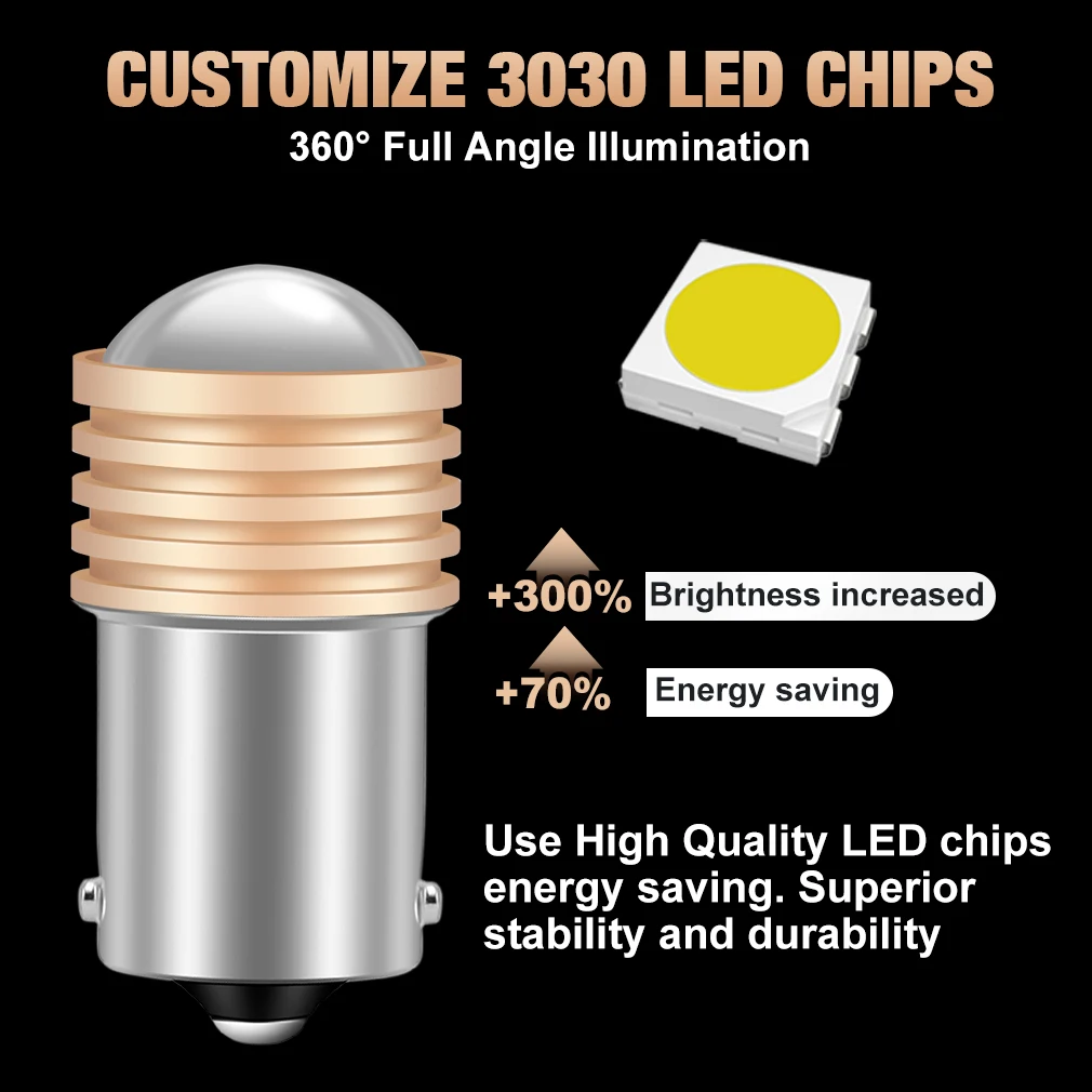 Рисунок 2 - P21W Led 1156 BA15S 1157 BAY15D