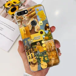 Soft Flower Bumper Phone Cover Case for Nova 2 Lite (Capa-U01)