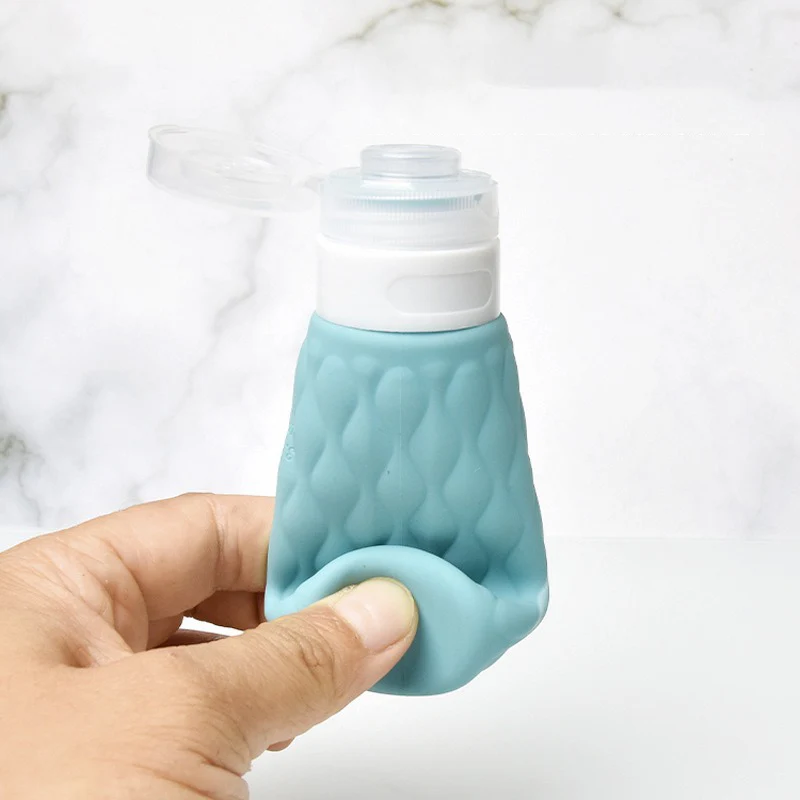 BENIFILE Set 4 Bottiglie Da Viaggio In Silicone 60ml - Flaconi TSA A Prova Di Perdite - 2