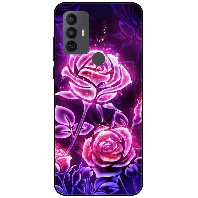 Custodia Cover per TCL 305i in TPU silicone morbido disegno V