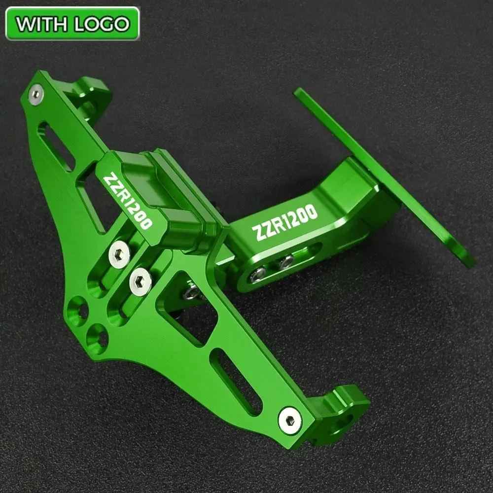 

For Kawasaki ZZR1200 ZZR 1200 2002-2005 2003 2004 Motorcycle Rear Adjustable License Plate Mount Holder Turn Signal Lights