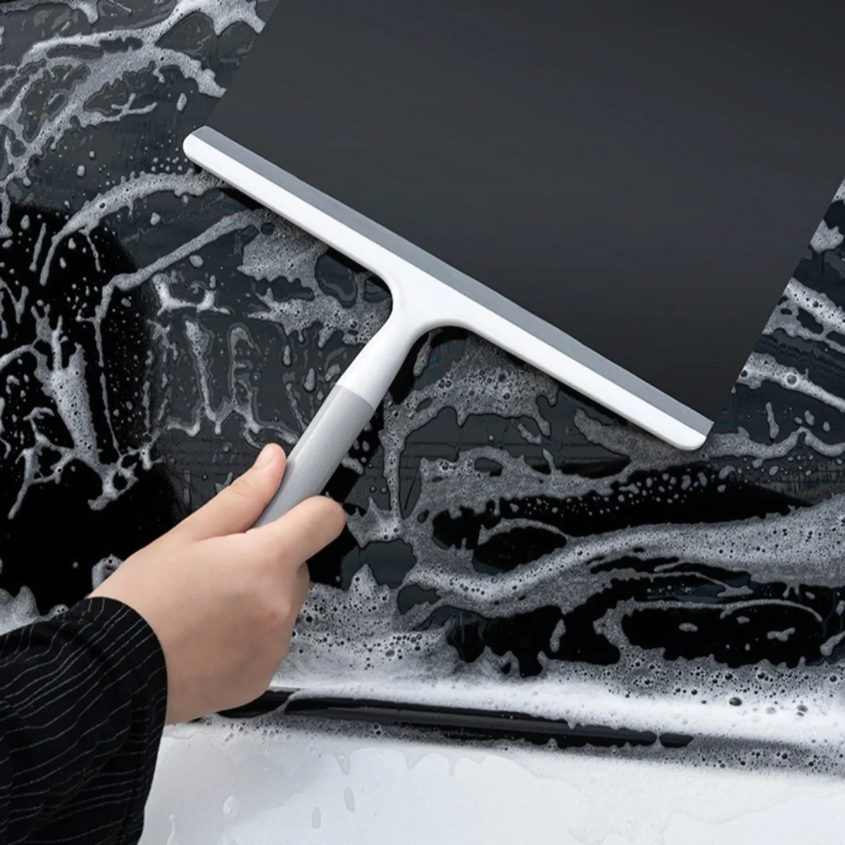 Multi-Purpose Bathroom Squeegee and Floor Cleaning Tool