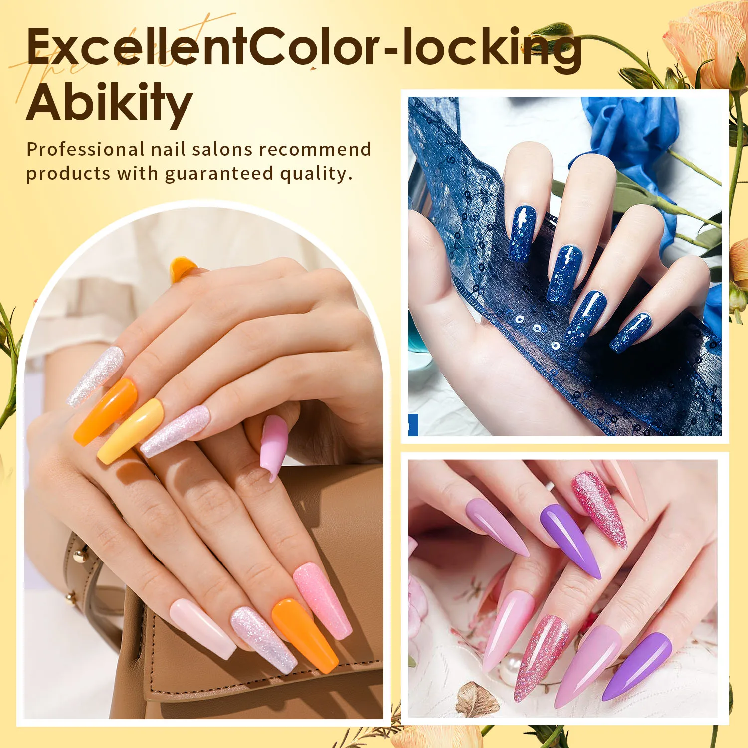20 Color Acrylic Nail Powder Set, Fine Glitter, Ideal For Women Party Favors 6
