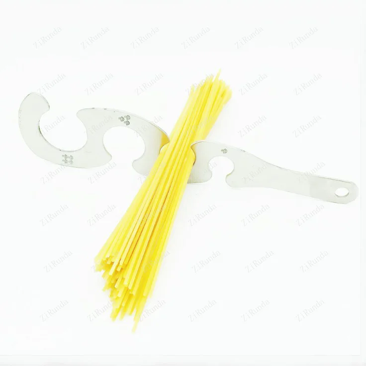 L Stainless steel measuring tool Italian noodle ruler Western restaurant kitchen supplies Noodle S-shaped Italian noodle ruler