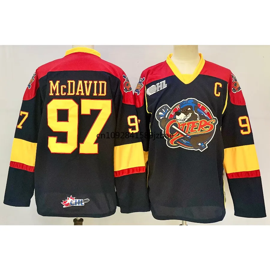 Ice Hockey Jerseys Connor McDavid Jersey 97 Canada Edmonton Ice Hockey Jerseys Sport Sweater All Stitched Letters Numbers Us Mens Size S-XXXL