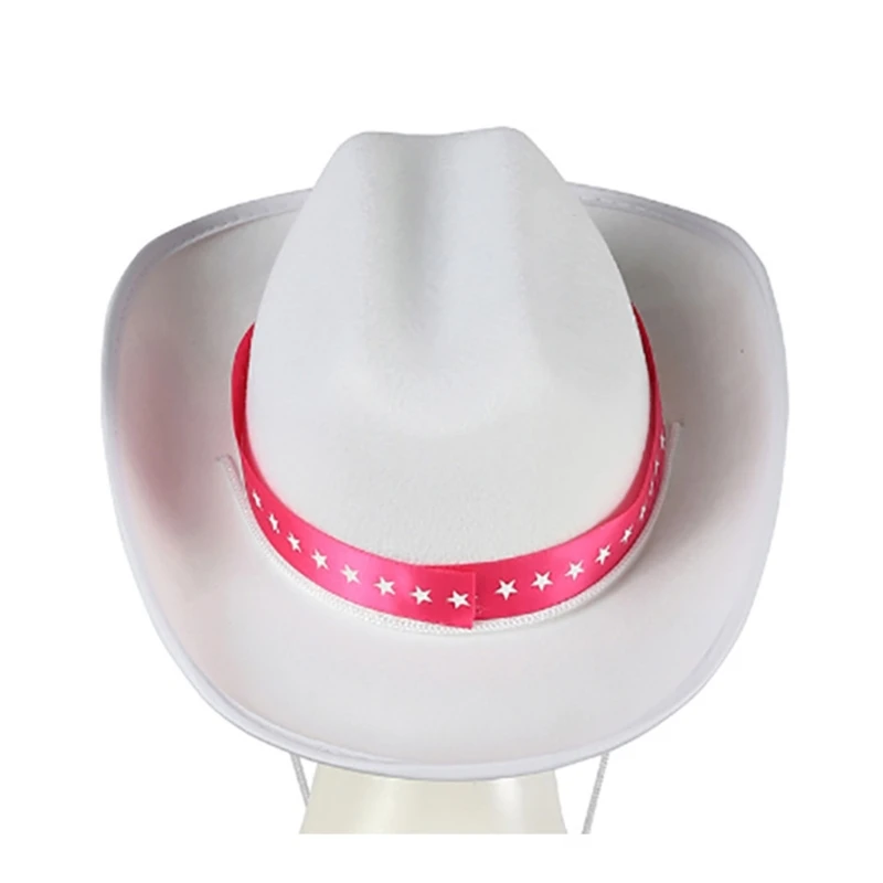Western-weißer Cowboy-Hut, Haushalt, dekorativer Hut, Ornament,  Bastelzubehör für Kinder, Erwachsene, Kostüm, Cosplay - AliExpress