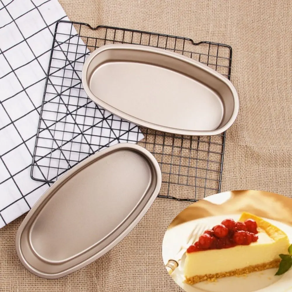 Easy Non-stick Bakeware Aluminum Alloy Oval Shape Cake Mold Baking Accessories Homemade Bread - 5