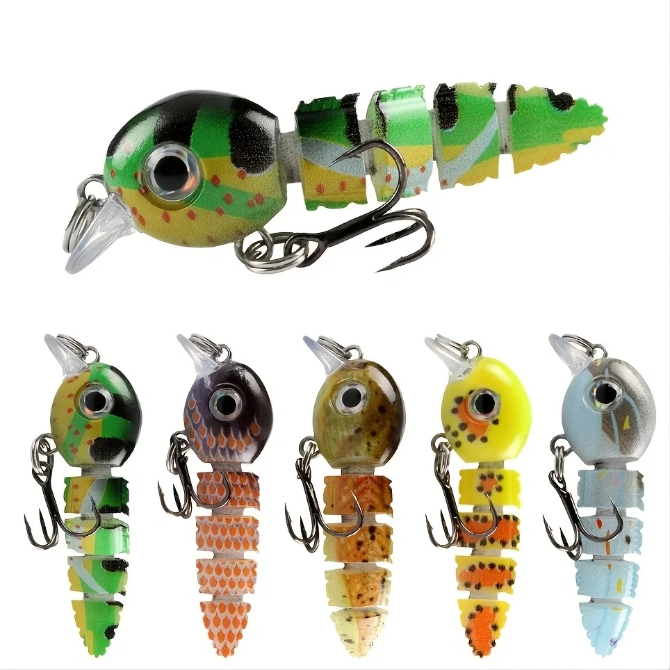 Multi Jointed Swimbait 5.5cm/4g Fishing Lures Crankbait Lifelike Hard