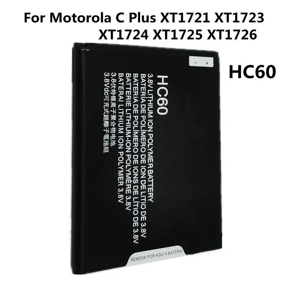 

Новый аккумулятор для телефона HC60 для Motorola Moto C Plus Dual SIM XT1721 XT1723 XT1724 XT1725 Сменные литиевые батареи для смартфона