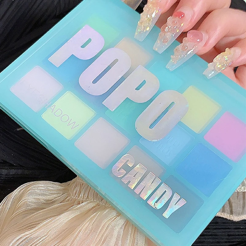 15 Colors Pastel Eyeshadow Palette Neon Pigments Long-lasting Waterproof Matte Eye Shadow Palette