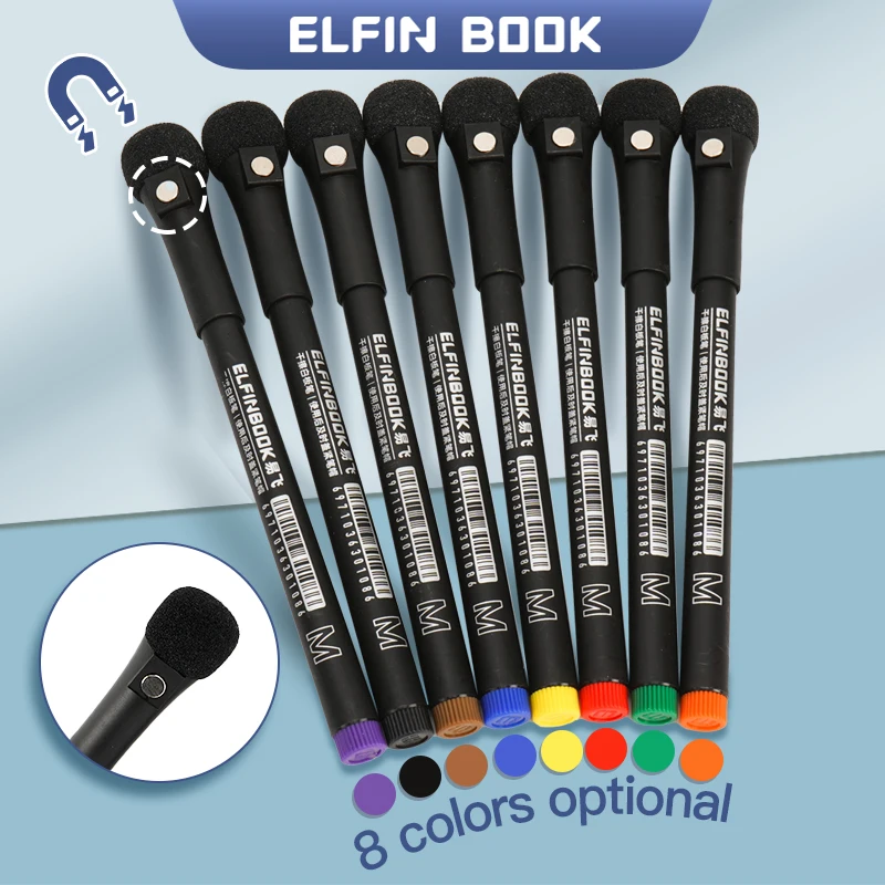 Magnetic Dry Erase Markers 8 Colors 0.5mm Extra Fine Tip marker pens color marker pens pen marker dry erase markers whiteboard pens