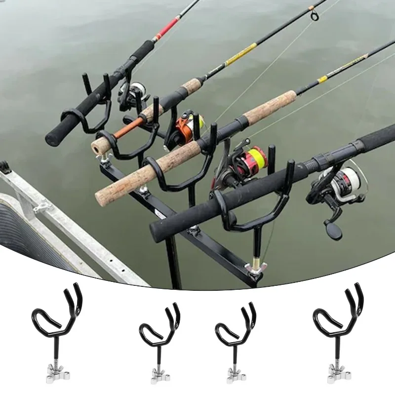  1 Set Double-Tube Fishing Pole Holder Stainless Steel Fishing  Rod Stand Fishing Boat Accessory Fishing Rod Stand Fishing Pole Rack  Stainless Steel Pole Holder Fishing Boat Accessory Fishing : Sports 