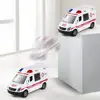1:32 Hospital Simulation Ambulance Car ABS Early Education Toys Ambulance Can Open Door Models Vehicle For Children Boys Gifts 3