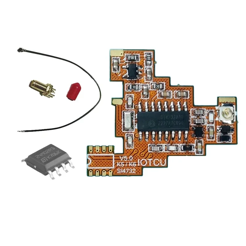 ＵＶ_K5　VHF UHF HFフルバンド受信機（ＳＩ４７３２Ａを組み込み済） SI4732 V5.0 FPC Module+2M Chip For Quansheng UV K5 K6 HF